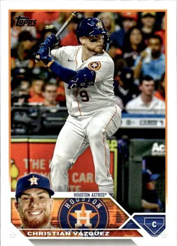 2023 Topps #157 Christian Vazquez NM-MT Astros ID:58635 - Baseball Card Single