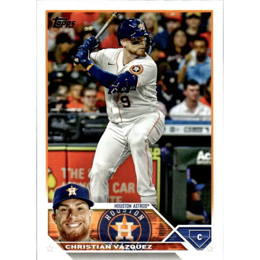 2023 Topps #157 Christian Vazquez NM-MT Houston Astros Baseball Card - Baseball Card Single