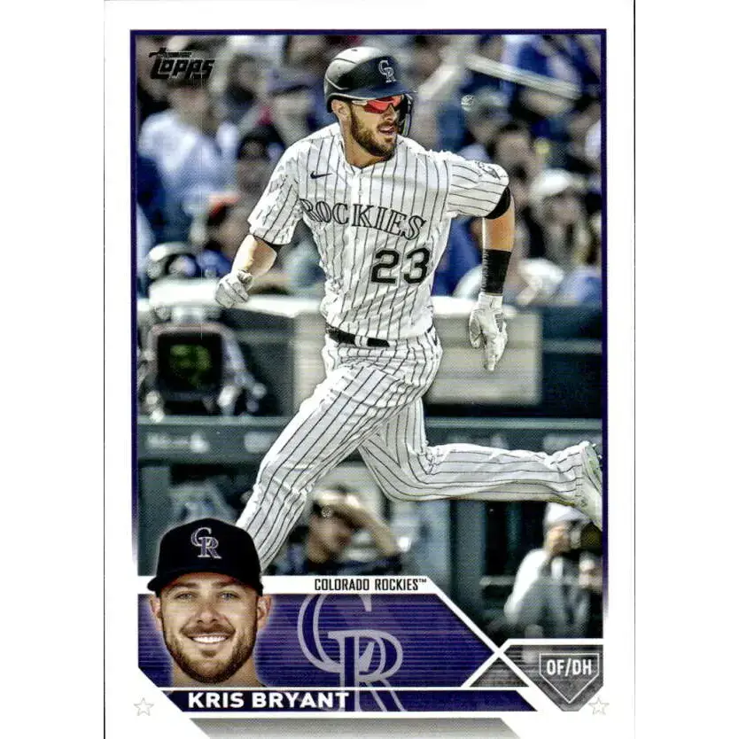 2023 Topps #158 Kris Bryant NM-MT Colorado Rockies Baseball Card - Baseball Card Single