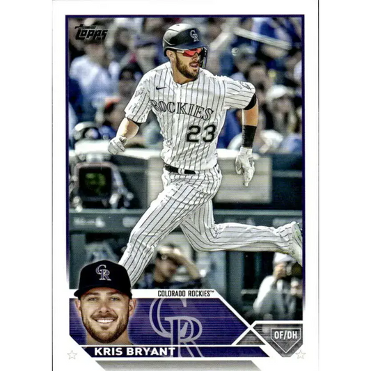 2023 Topps #158 Kris Bryant NM-MT Colorado Rockies Baseball Card - Baseball Card Single