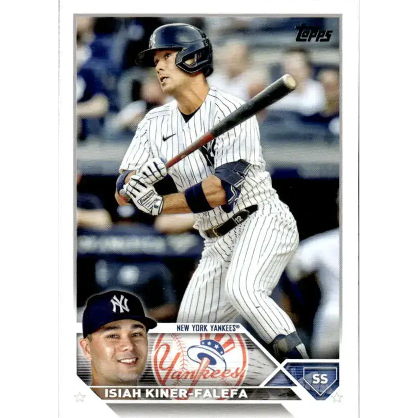 2023 Topps #162 Isiah Kiner-Falefa NM-MT New York Yankees Baseball Card - Baseball Card Single