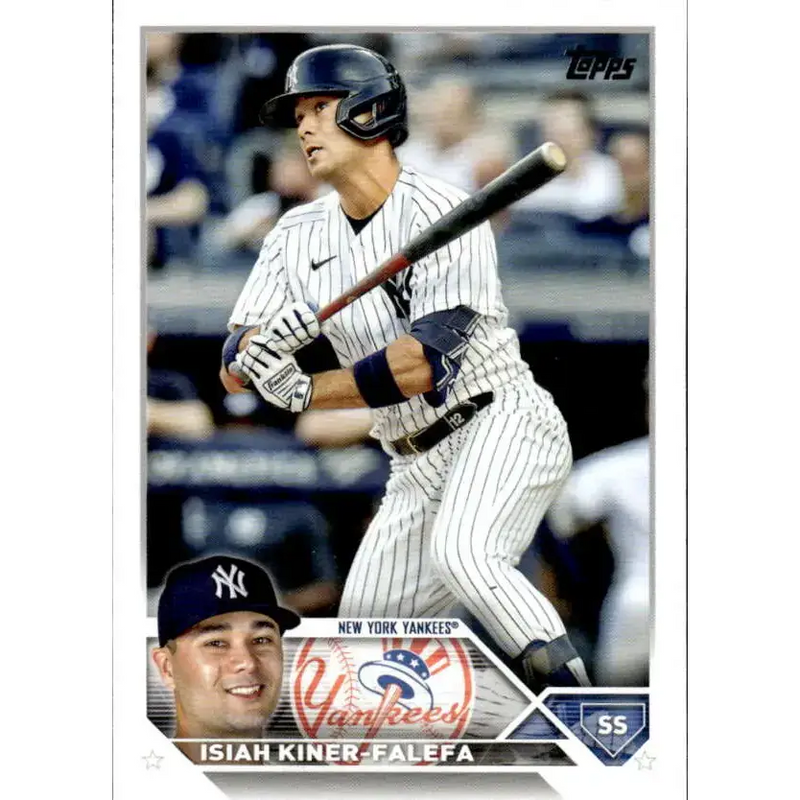 2023 Topps #162 Isiah Kiner-Falefa NM-MT New York Yankees Baseball Card - Baseball Card Single