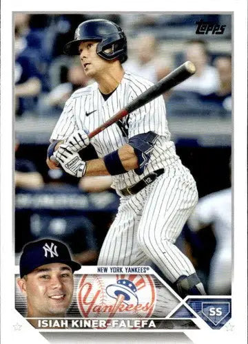 2023 Topps #162 Isiah Kiner-Falefa NM-MT Yankees ID:49754 - Baseball Card Single