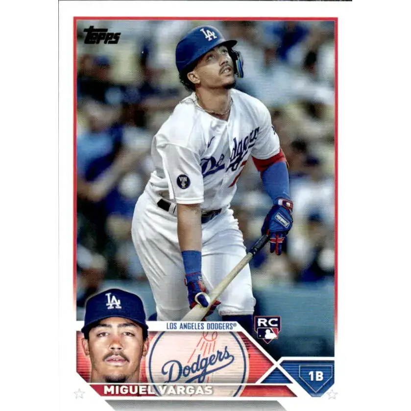 2023 Topps #163 Miguel Vargas NM-MT RC Rookie Los Angeles Dodgers Baseball Card - Baseball Card Single