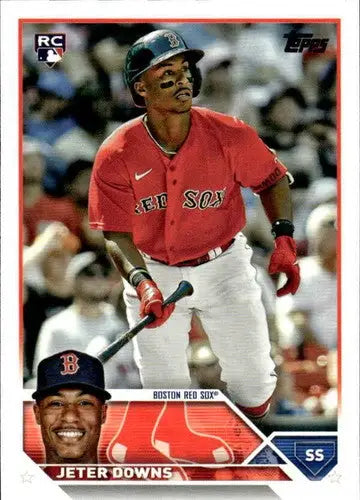 2023 Topps #165 Jeter Downs NM-MT RC Rookie Red Sox ID:57006 - Baseball Card Single