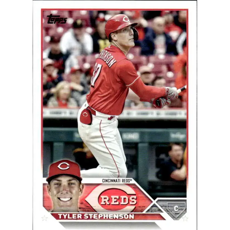 2023 Topps #166 Tyler Stephenson NM-MT Cincinnati Reds Baseball Card - Baseball Card Single