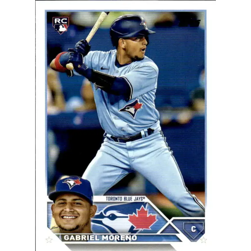 2023 Topps #169 Gabriel Moreno NM-MT RC Rookie Toronto Blue Jays Baseball Card - Baseball Card Single