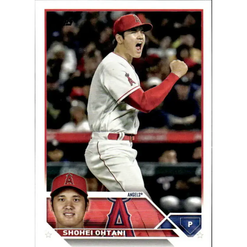 2023 Topps #17 Shohei Ohtani NM-MT Los Angeles Angels Baseball Card - Baseball Card Single