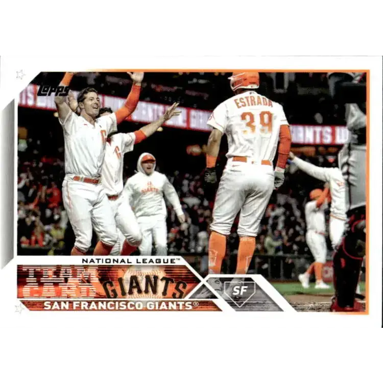 2023 Topps #173 San Francisco Giants NM-MT Team Card Baseball Card - Baseball Card Single