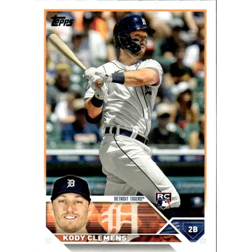 2023 Topps #176 Kody Clemens NM-MT RC Rookie Detroit Tigers Baseball Card - Baseball Card Single