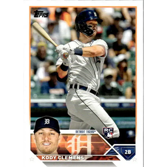 2023 Topps #176 Kody Clemens NM-MT RC Rookie Detroit Tigers Baseball Card - Baseball Card Single