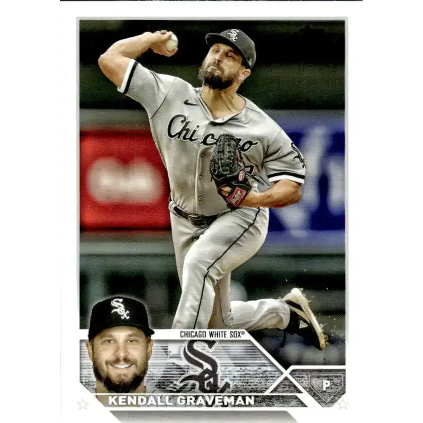 2023 Topps #177 Kendall Graveman NM-MT Chicago White Sox Baseball Card - Baseball Card Single