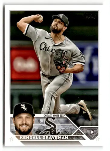 2023 Topps Kendall Graveman baseball card with original gloss White Sox ID 50088
