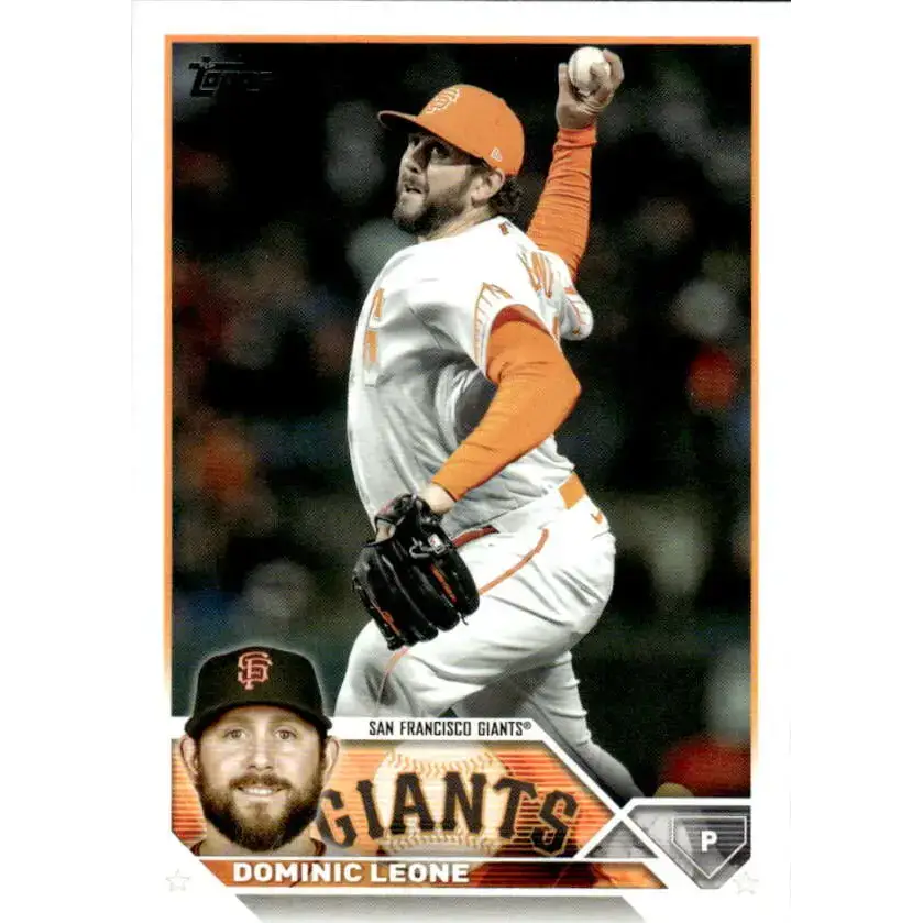 2023 Topps #180 Dominic Leone NM-MT San Francisco Giants Baseball Card - Baseball Card Single