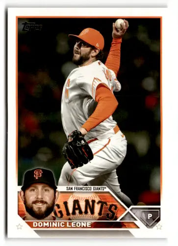 2023 Topps #180 Dominic Leone NM Near Mint Giants ID:49545 - Baseball Card Single
