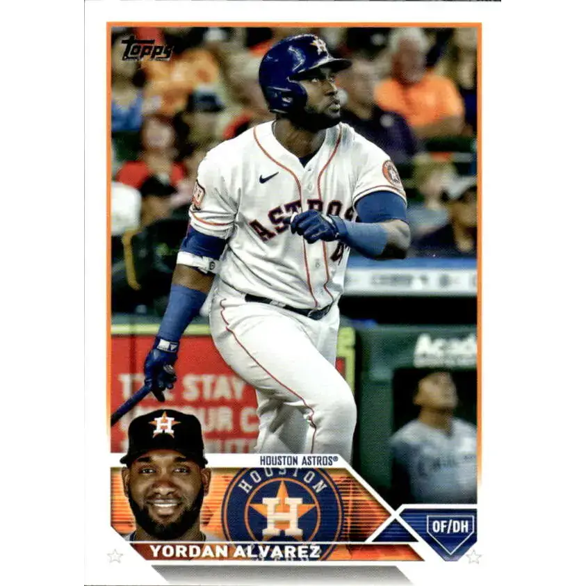 2023 Topps #181 Yordan Alvarez NM-MT Houston Astros Baseball Card - Baseball Card Single