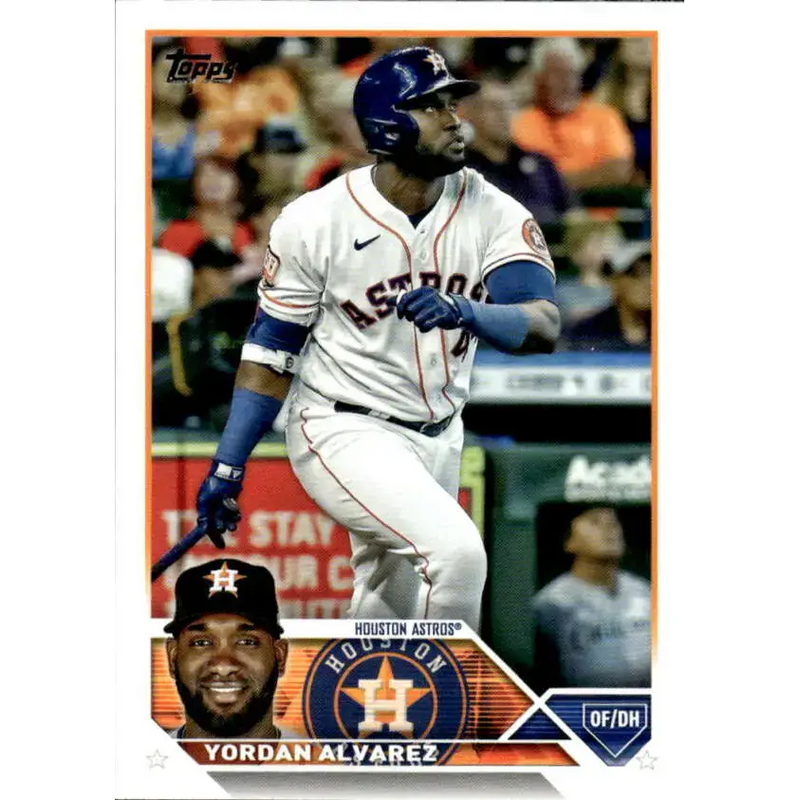 2023 Topps #181 Yordan Alvarez NM-MT Houston Astros Baseball Card - Baseball Card Single
