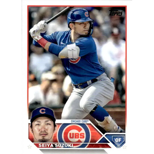 2023 Topps #183 Seiya Suzuki NM-MT Chicago Cubs Baseball Card - Baseball Card Single