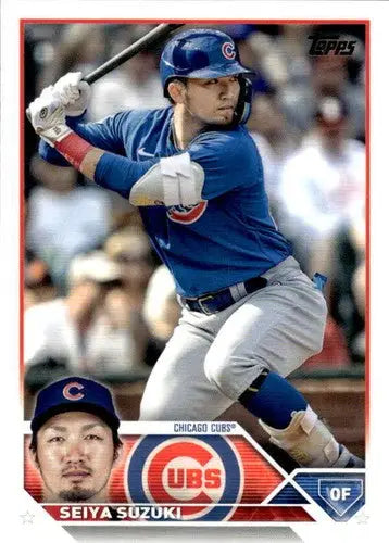 2023 Topps #183 Seiya Suzuki NM-MT Cubs ID:57989 - Baseball Card Single