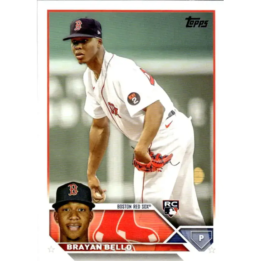 2023 Topps #185 Brayan Bello NM-MT RC Rookie Boston Red Sox Baseball Card - Baseball Card Single