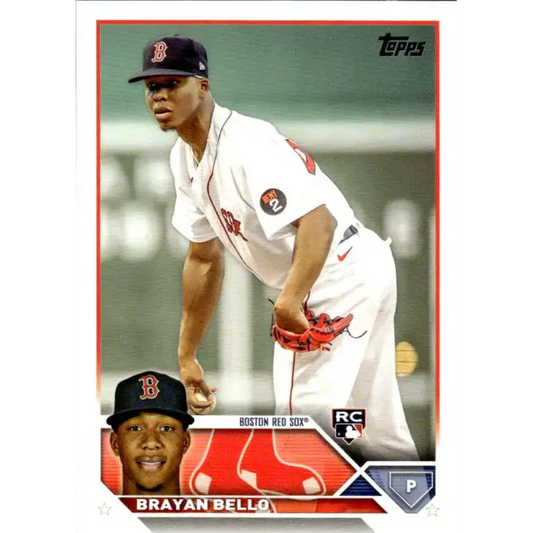 2023 Topps #185 Brayan Bello NM-MT RC Rookie Boston Red Sox Baseball Card - Baseball Card Single