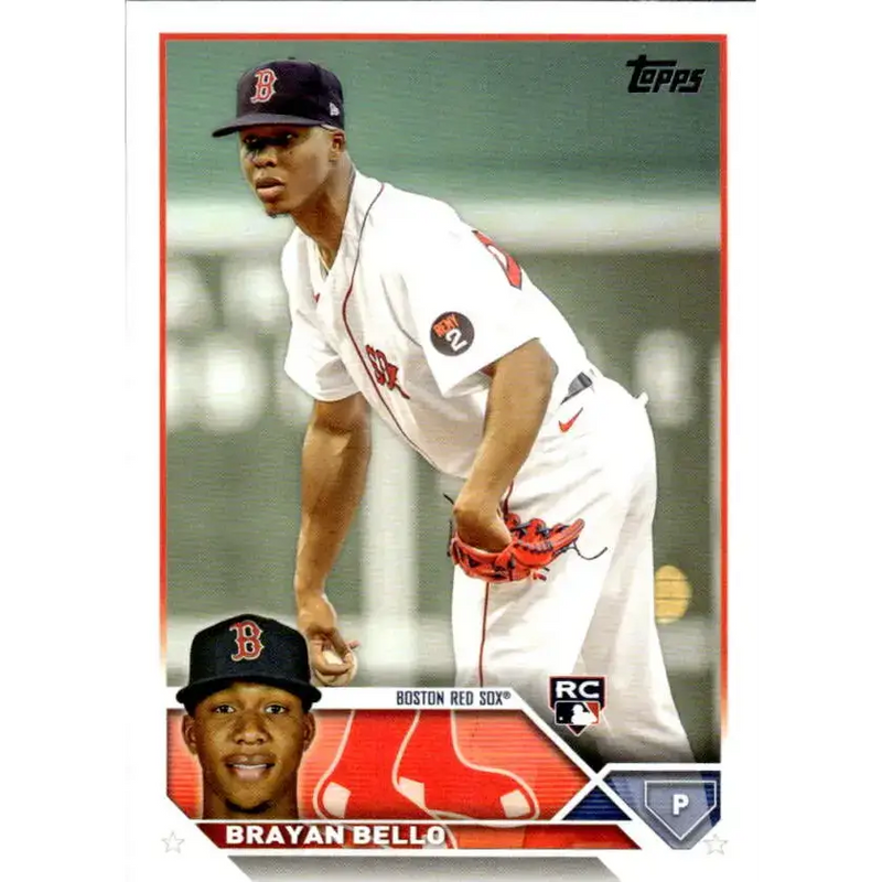 2023 Topps #185 Brayan Bello NM-MT RC Rookie Boston Red Sox Baseball Card - Baseball Card Single