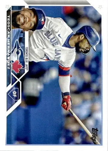 2023 Topps #186 Teoscar Hernandez NM-MT Blue Jays ID:49643 - Baseball Card Single