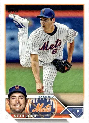 2023 Topps #187 Seth Lugo NM-MT Mets ID:50427 - Baseball Card Single