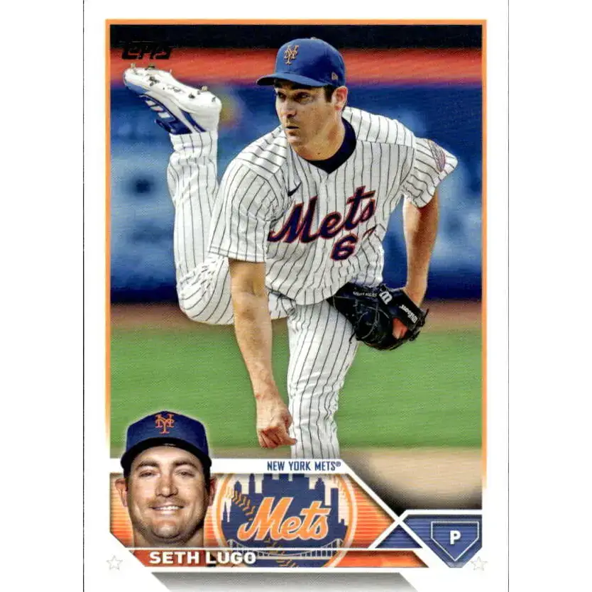 2023 Topps #187 Seth Lugo NM-MT New York Mets Baseball Card - Baseball Card Single