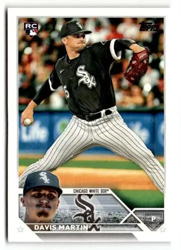 2023 Topps Davis Martin baseball card with original gloss featuring Simply Sandoval