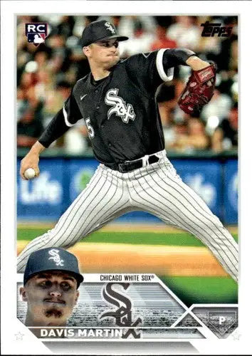 2023 Topps #188 Davis Martin NM-MT RC Rookie White Sox ID:52598 - Baseball Card Single