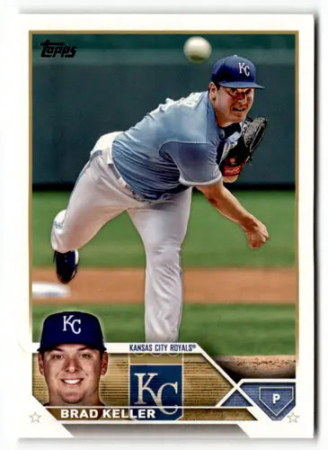 2023 Topps #189 Brad Keller NM Near Mint Royals ID:49826 - Baseball Card Single