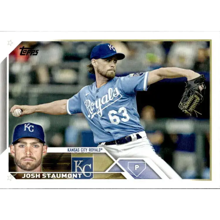 2023 Topps #194 Josh Staumont NM-MT Kansas City Royals Baseball Card - Baseball Card Single
