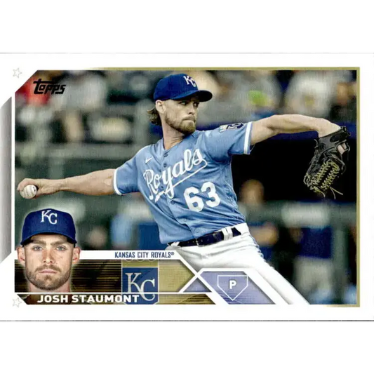 2023 Topps #194 Josh Staumont NM-MT Kansas City Royals Baseball Card - Baseball Card Single