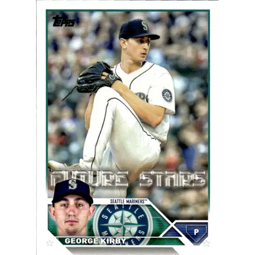 2023 Topps #195 George Kirby NM-MT Seattle Mariners Baseball Card - Baseball Card Single