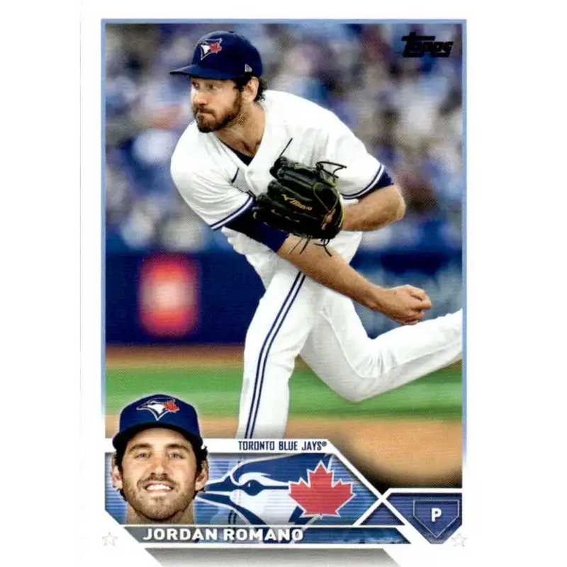 2023 Topps #196 Jordan Romano NM-MT Toronto Blue Jays Baseball Card - Baseball Card Single