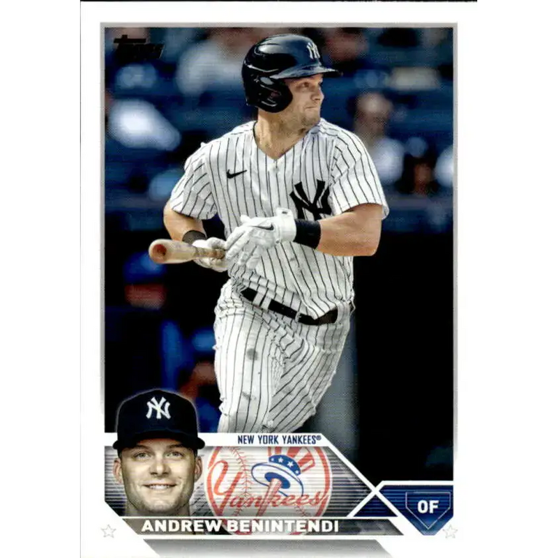 2023 Topps #197 Andrew Benintendi NM-MT New York Yankees Baseball Card - Baseball Card Single