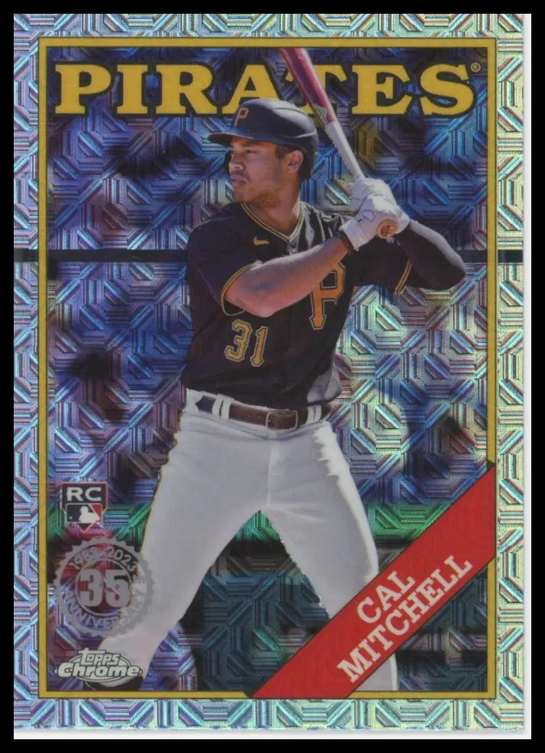 2023 Topps - 1988 Topps Baseball 35th Anniversary Chrome Complete Your Set NM - T88C-64 Cal Mitchell - Baseball Card