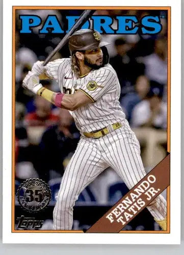 Fernando Tatis Jr. 2023 Topps 1988 Baseball card with original gloss T88-19 Fernando Tatis