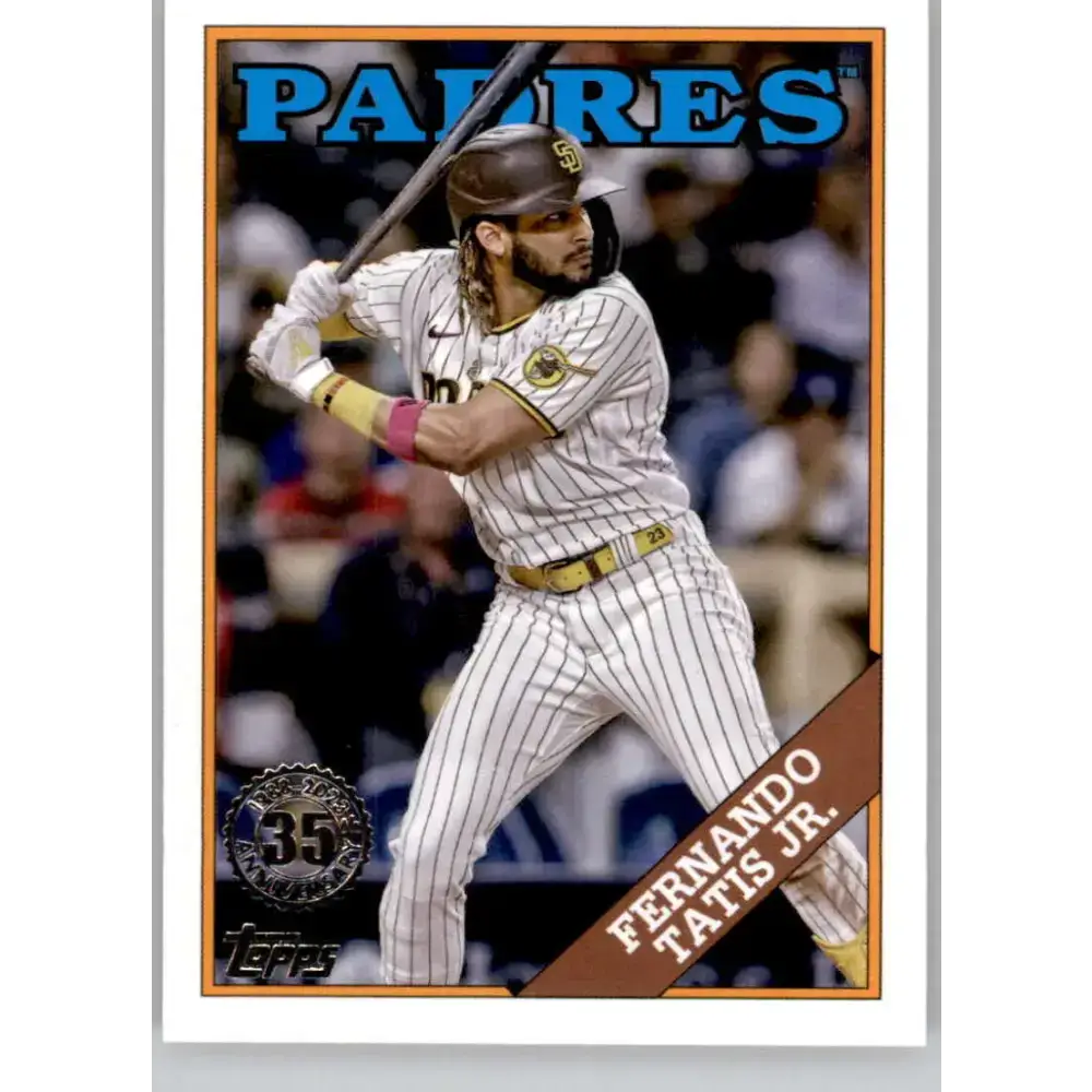 2023 Topps 1988 Baseball #T88-19 Fernando Tatis Jr. NM-MT San Diego Padres Baseball Card - Baseball Card Single