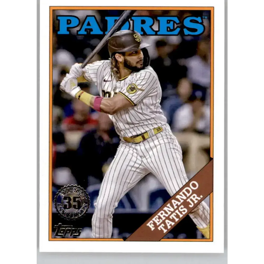 2023 Topps 1988 Baseball #T88-19 Fernando Tatis Jr. NM-MT San Diego Padres Baseball Card - Baseball Card Single