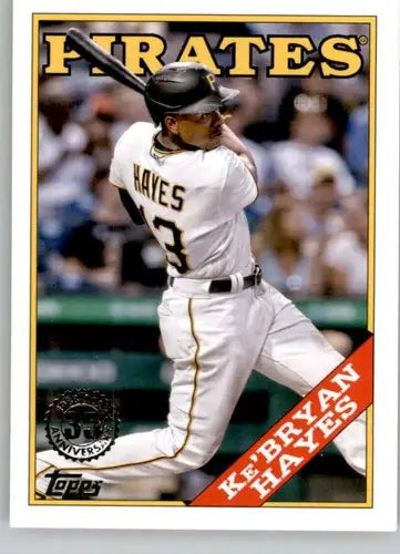 2023 Topps 1988 Baseball #T88-20 Ke’Bryan Hayes NM-MT Pirates ID:56755 - Baseball Card Single