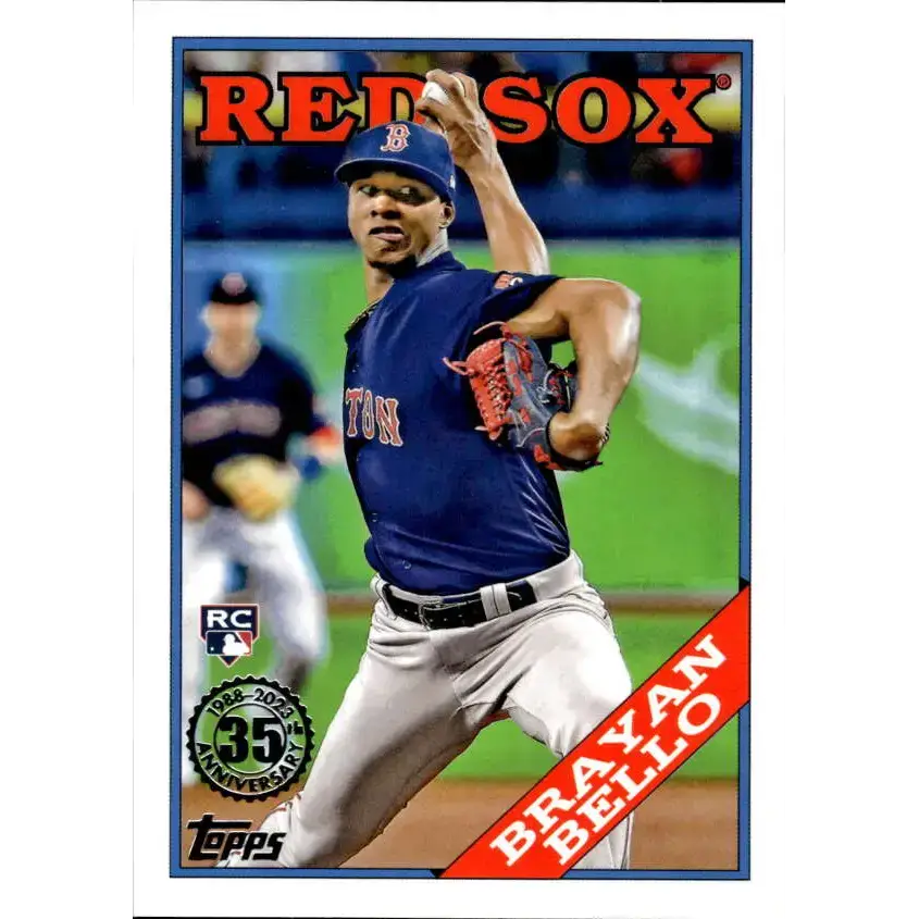 2023 Topps 1988 Baseball #T88-24 Brayan Bello NM-MT Boston Red Sox Baseball Card - Baseball Card Single