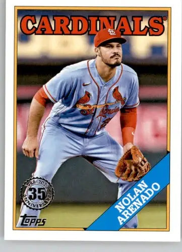 2023 Topps 1988 Baseball Nolan Arenado T88-26 card with original gloss featuring Nolan Arenado