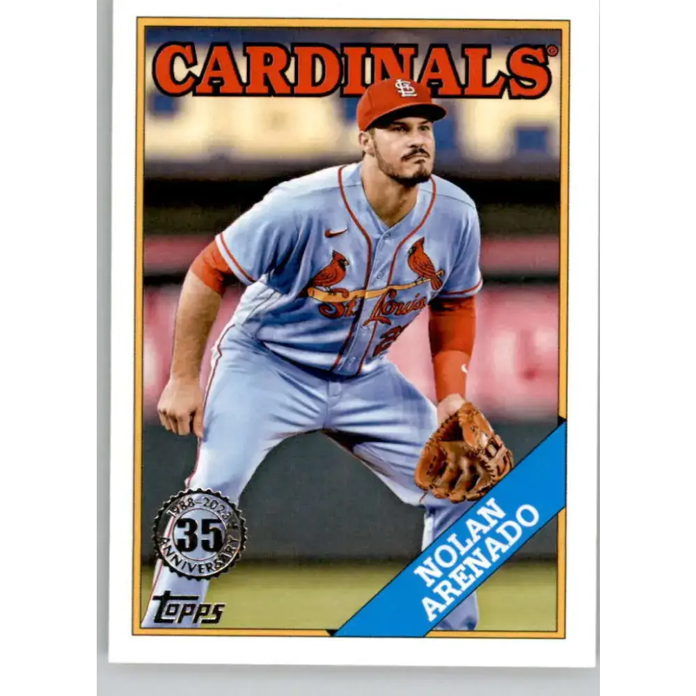 2023 Topps 1988 Baseball #T88-26 Nolan Arenado NM-MT St. Louis Cardinals Baseball Card - Baseball Card Single
