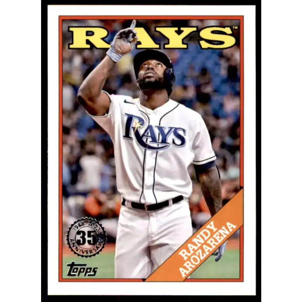 2023 Topps 1988 Baseball #T88-31 Randy Arozarena NM-MT Tampa Bay Rays Baseball Card - Baseball Card Single