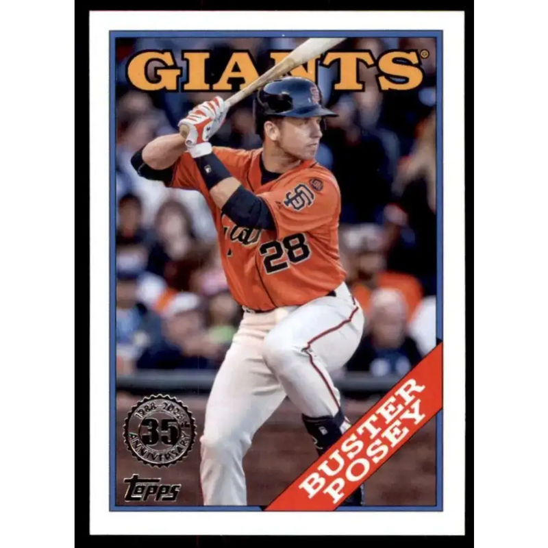 2023 Topps 1988 Baseball #T88-4 Buster Posey NM-MT San Francisco Giants Baseball Card - Baseball Card Single