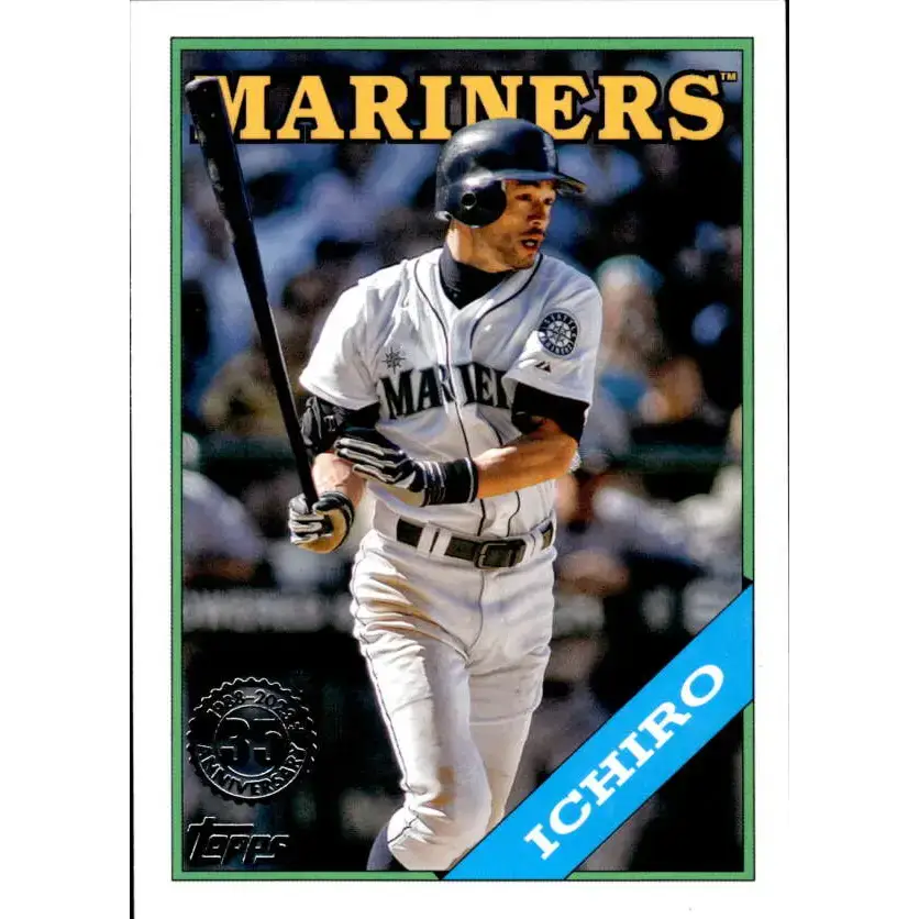 2023 Topps 1988 Baseball #T88-43 Ichiro NM-MT Seattle Mariners Baseball Card - Baseball Card Single