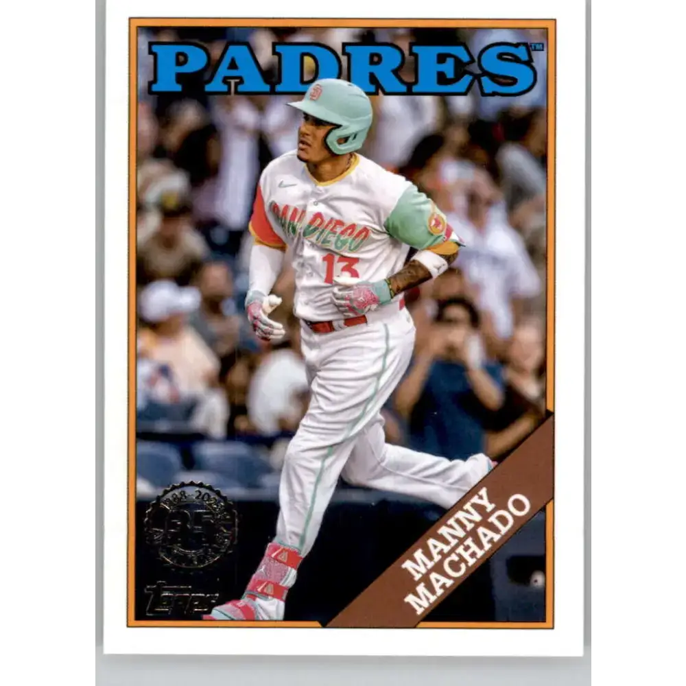 2023 Topps 1988 Baseball #T88-47 Manny Machado NM-MT San Diego Padres Baseball Card - Baseball Card Single