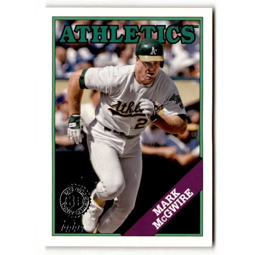 2023 Topps 1988 Baseball #T88-5 Mark McGwire NM-MT Oakland Athletics Baseball Card - Baseball Card Single